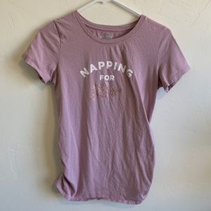 Old Navy "Napping For Two" Maternity Tee